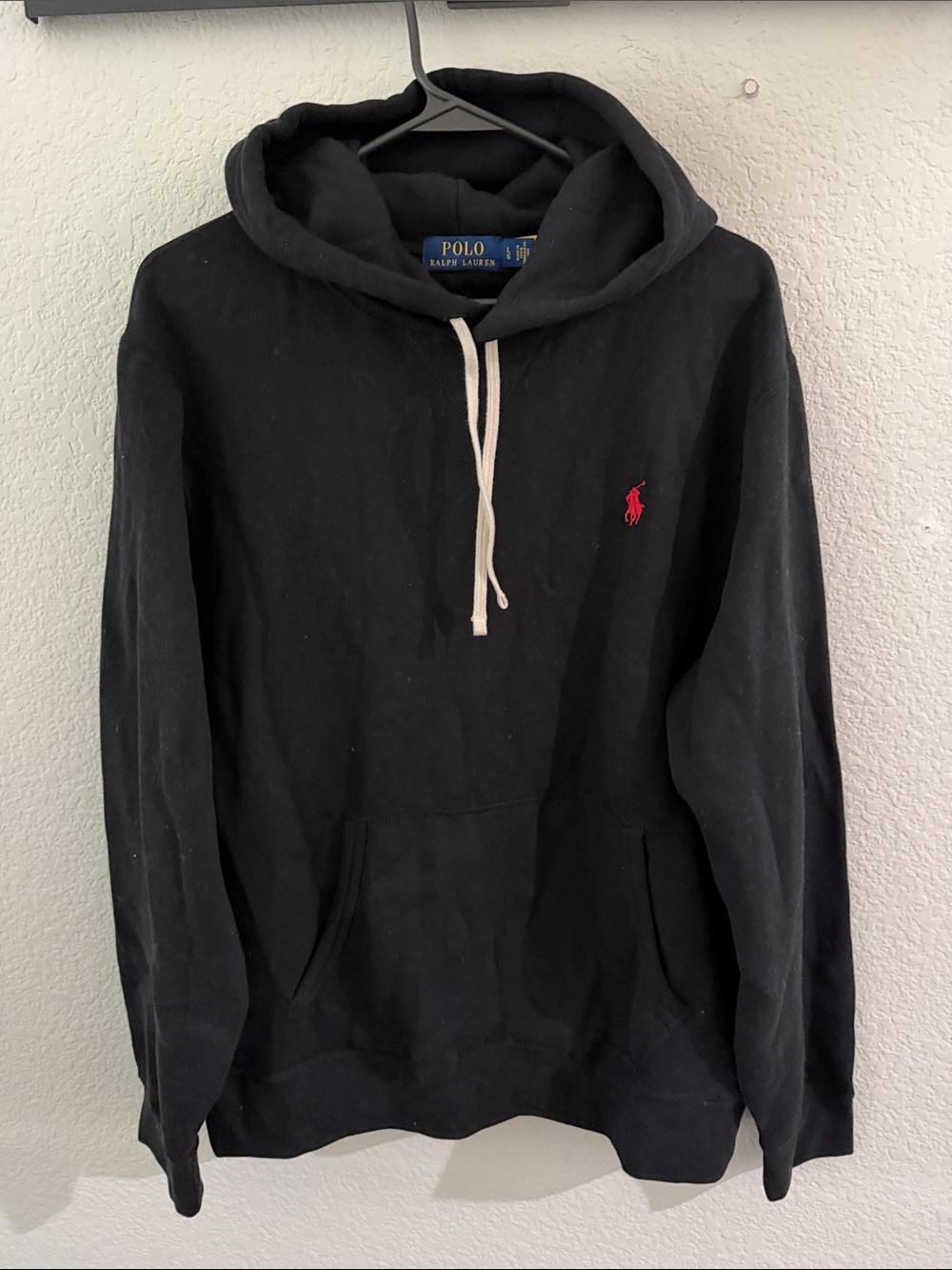 Polo by Ralph Lauren Black Hoodie Fleece